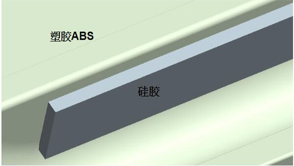 abs塑料粘硅胶使用汇瑞硅胶胶水应用案例